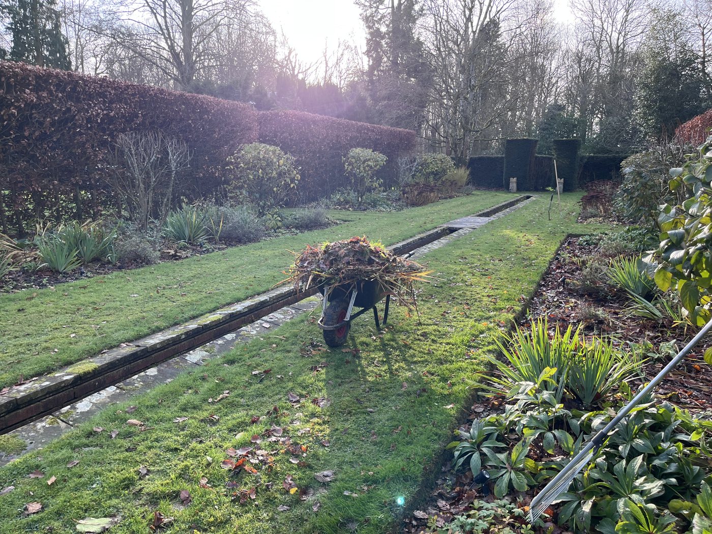 Seasonal garden work