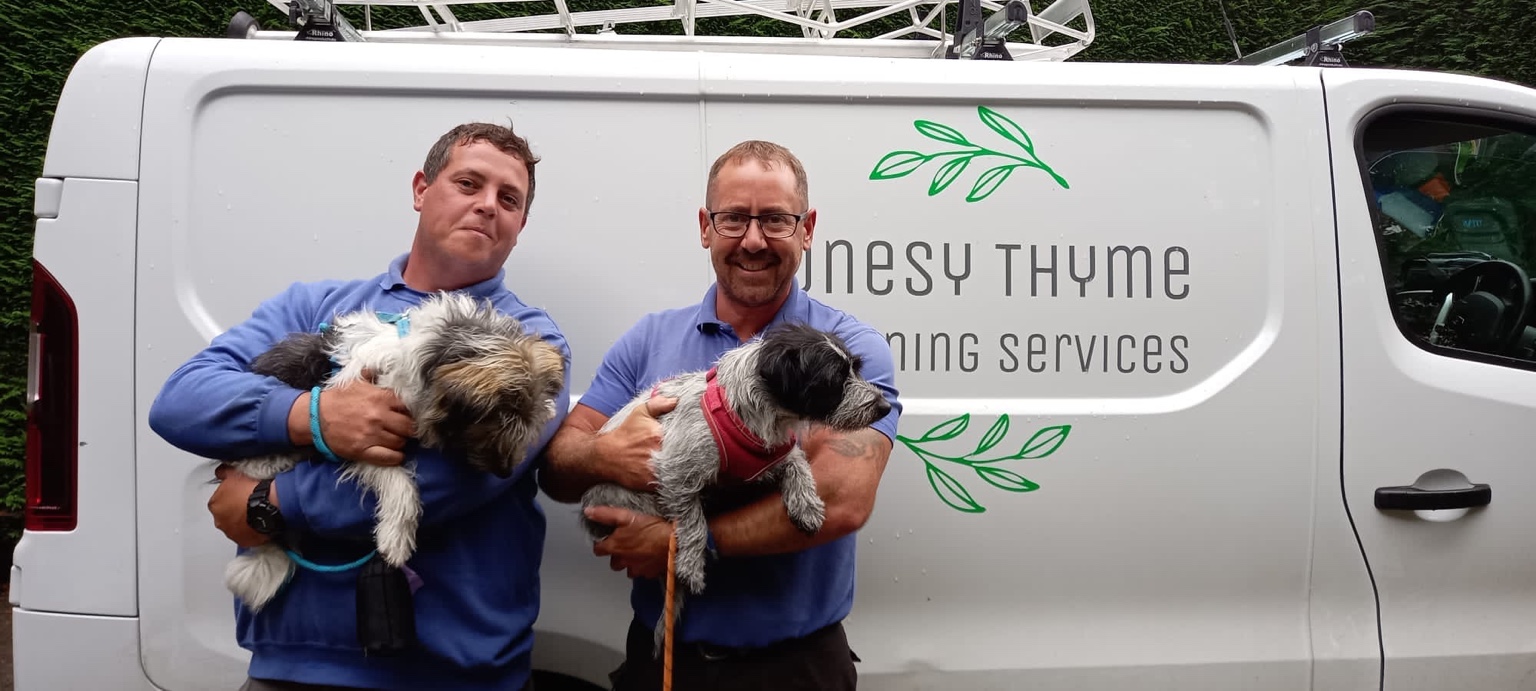 Iain and Andy from Jonesy Thyme Gardening Services